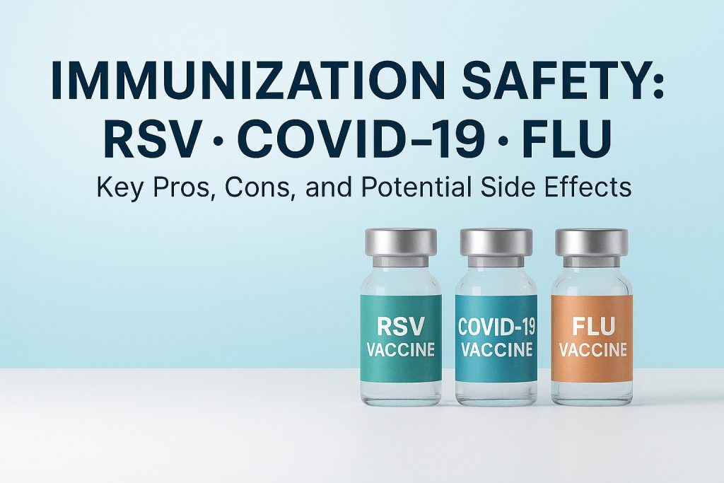 Are Seasonal Immunizations for RSV, COVID-19, and Influenza Safe?