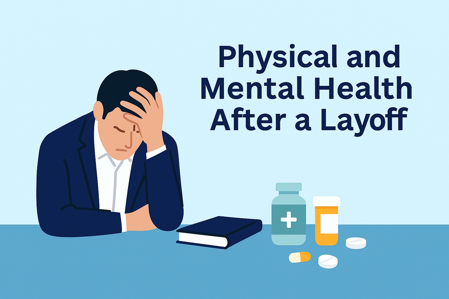 Physical and mental health after a layoff