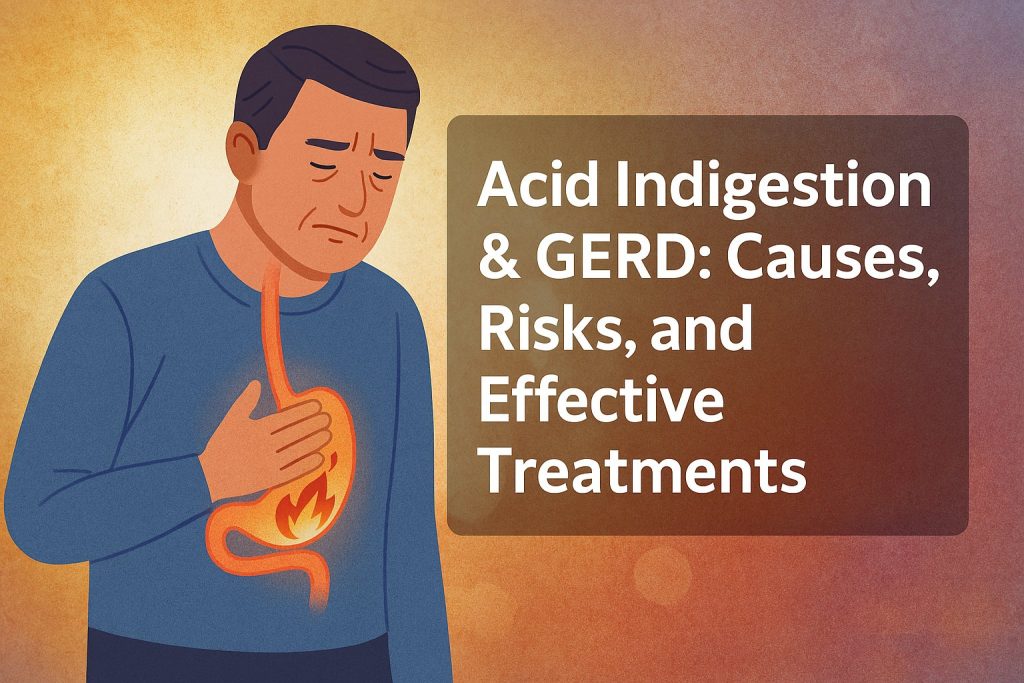 Acid Indigestion and GERD: Causes, Risks, and Effective Treatments