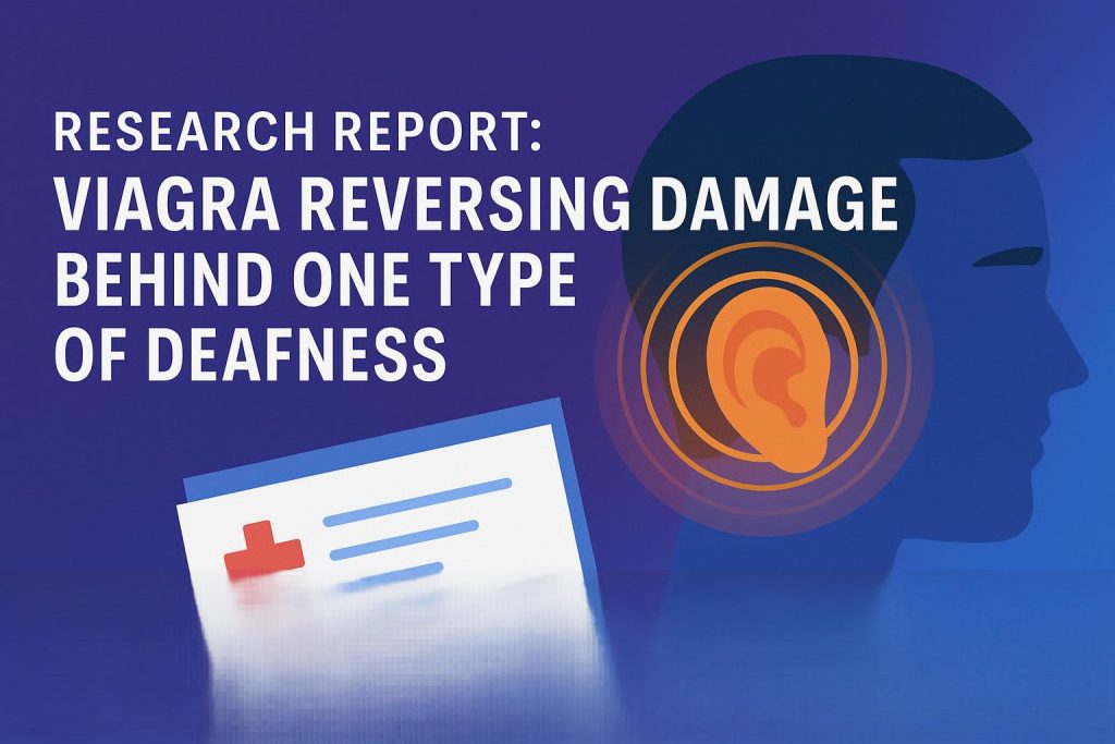Can Viagra (Sildenafil) Reverse Damage in Genetic Deafness?